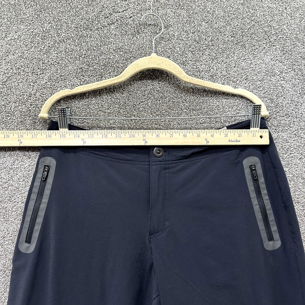 Cabela's Hiking Pants Women 8 Black Mid Rise Straight Leg Lightweight Nylon‎ - Picture 8 of 14